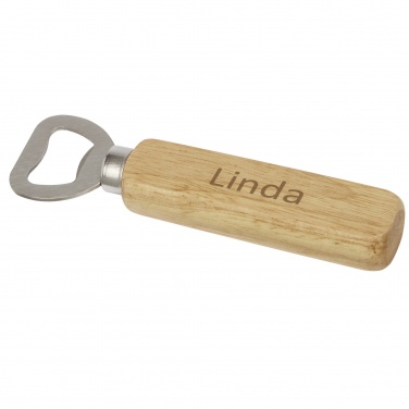 Logotrade promotional gift picture of: Brama wooden bottle opener